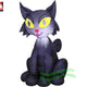 3 1/2' Gemmy Airblown Inflatable Sitting Scary Black Cat