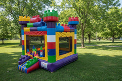 Block Builder Bounce House 15x15| Commercial Inflatable Bounce House - MN1185