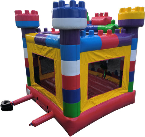 Block Builder Bounce House 15x15| Commercial Inflatable Bounce House - MN1185