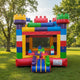 Block Builder Bounce House 15x15| Commercial Inflatable Bounce House - MN1185
