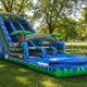 22'H Double Blue Bay Water Slide by Happy Jump