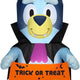 6.5' Gemmy Airblown Inflatable Halloween Bluey as Vampire w/ Sign