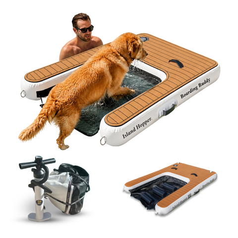 Island Boarding Buddy | Boarding Platform for Adults & Dogs | 2n1 Lounge