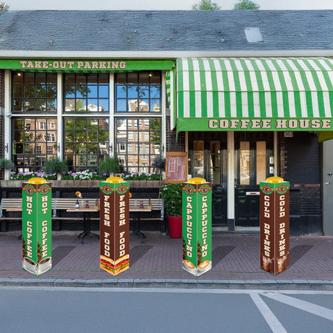 Custom Coroplast Bollard Covers