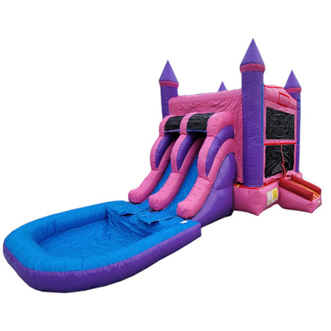 14'H 2-Lane Pink Module Combo by MoonWalk USA