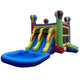 14'H 2-Lane Balloon Combo w/ Pool by MoonWalk USA