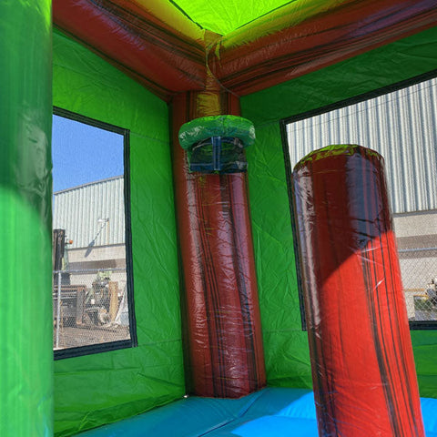 2-Lane Red Ruby Castle Combo Wet n Dry