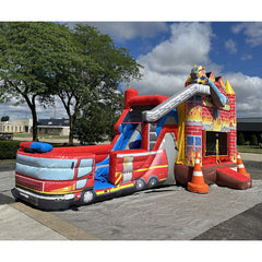 2-Lane Firetruck Combo Wet n Dry