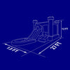 Image of Gray Castle Combo with Removable Pool (No Blower)