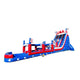 20'H Volcano Water Slide with Slip & Slide by Happy Jump