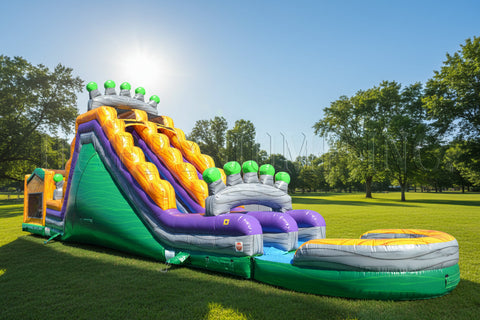 Emerald Bay Commercial Inflatable Bounce House Combo - CO2146