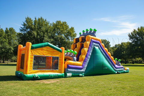 Emerald Bay Commercial Inflatable Bounce House Combo - CO2146