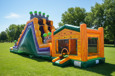 Emerald Bay Commercial Inflatable Bounce House Combo - CO2146