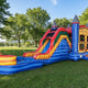 14'H 5 in 1 Super Combo Castle with Pool (Marble) by Happy Jump