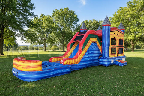 5in1 Super Combo Castle with Pool (Marble) - CO2170-1M