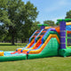 13'H Tropical Splash PLUS (Pool + Stopper) by Happy Jump