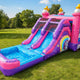 5-in-1 Super Combo Dual Lane Unicorn Pool/ Stopper | Inflatable Bounce House Combo - CO2190-U