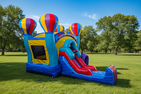 SKY HIGH ADVENTURE COMBO | Commercial Inflatable Bounce House Combo - CO2200