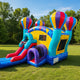 SKY HIGH ADVENTURE COMBO | Commercial Inflatable Bounce House Combo - CO2200