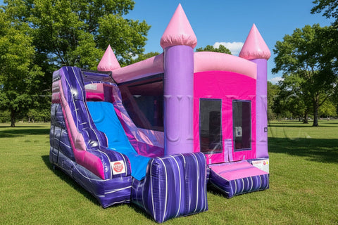 5 X Combo Glitter Commercial Inflatable Bounce House Combo - CO2321-G
