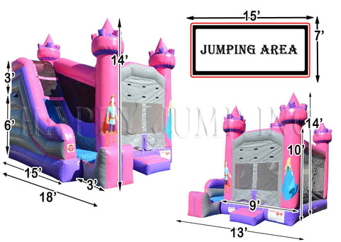 5x Jump & Splash Princess - CO2325