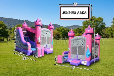5x Jump & Splash Princess - CO2325