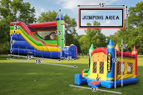 5x Jump & Splash Crayon - CO2328