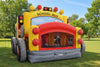 Image of School Bus Combo Commercial Inflatable Bounce House Combo - CO2405