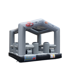 14'H Gray Mechanical Bull Bed by Tago's Jump