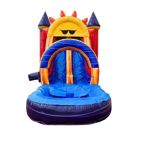 CWS-220D Sun Combo Water Slide Double Line