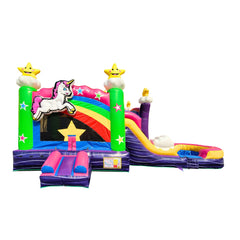 15'H Rainbow Unicorn Slide Combo by Tago's Jump