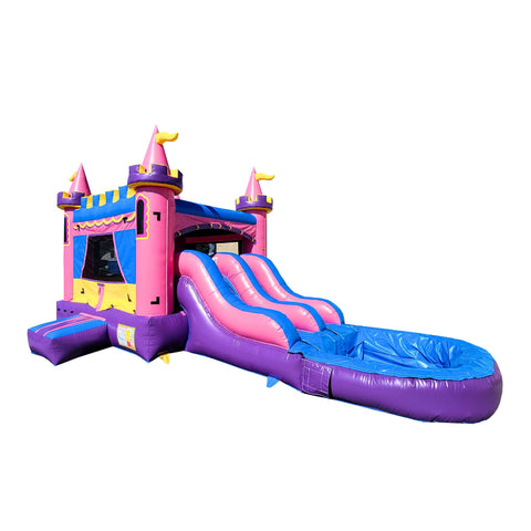 CWS-231D Magical Pink Combo Water Slide Double Line