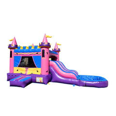14'H Pink Castle Marble Slide Combo by Tago's Jump
