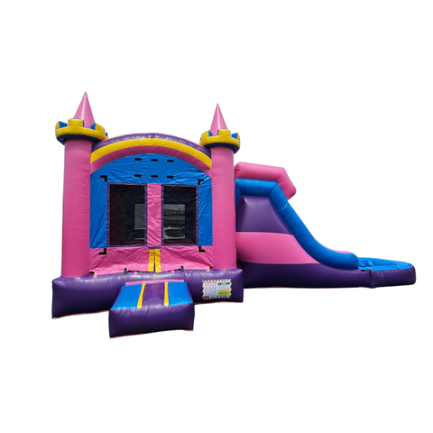 CWS-257-Pink Purple Combo Water Slide Double