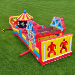 7'H Inflatable Mini Obstacle Playland  By Ultimate Jumpers