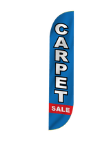Carpet Sale Feather Flag Blue & Red