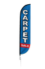 Image of Carpet Sale Feather Flag Blue & Red
