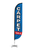 Image of Carpet Sale Feather Flag Blue & Red