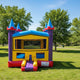 Module Castle, purple, yellow and light blue 15x15 | Inflatable Bounce House - MN1165-P