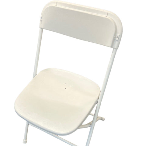 Plastic Folding Chair (WHITE)- AC9200