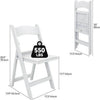 Image of Folding Resin Chair AC9202 (Pack of 4)
