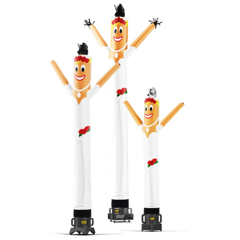 10 Foot Bride Inflatable Air Dancer with Blower by Look Our Way for sale