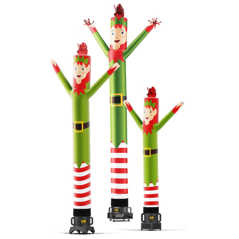 20 Foot Elf Air Dancers Inflatable Tube Man with Blower by Look Our Way