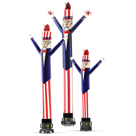 10 Foot Uncle Sam Inflatable Air Dancer with Blower