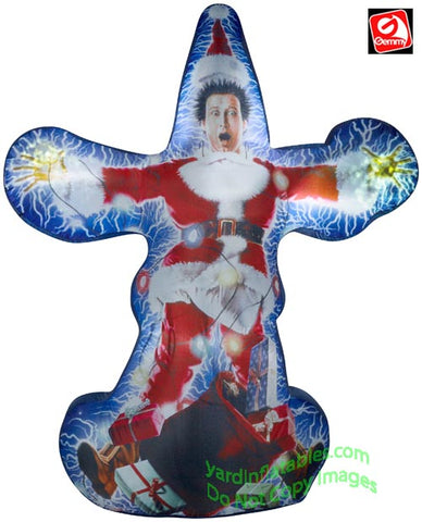 6' PhotoRealistic Projection Clark Griswold by Gemmy Inflatables