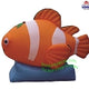 5 1/2' Air Blown Inflatable Christmas Clownfish