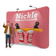 Custom Curved Tension Fabric Backdrop Display