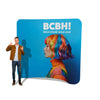 Image of Custom Curved Tension Fabric Backdrop Display