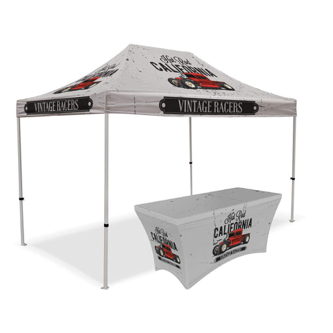 Custom Canopy Tent with Table Cover
