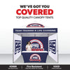 Image of Custom Canopy Tent with Three Back Walls & Table Cover